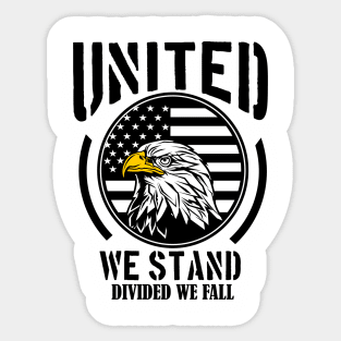 2 UNITED AMERICA Sticker